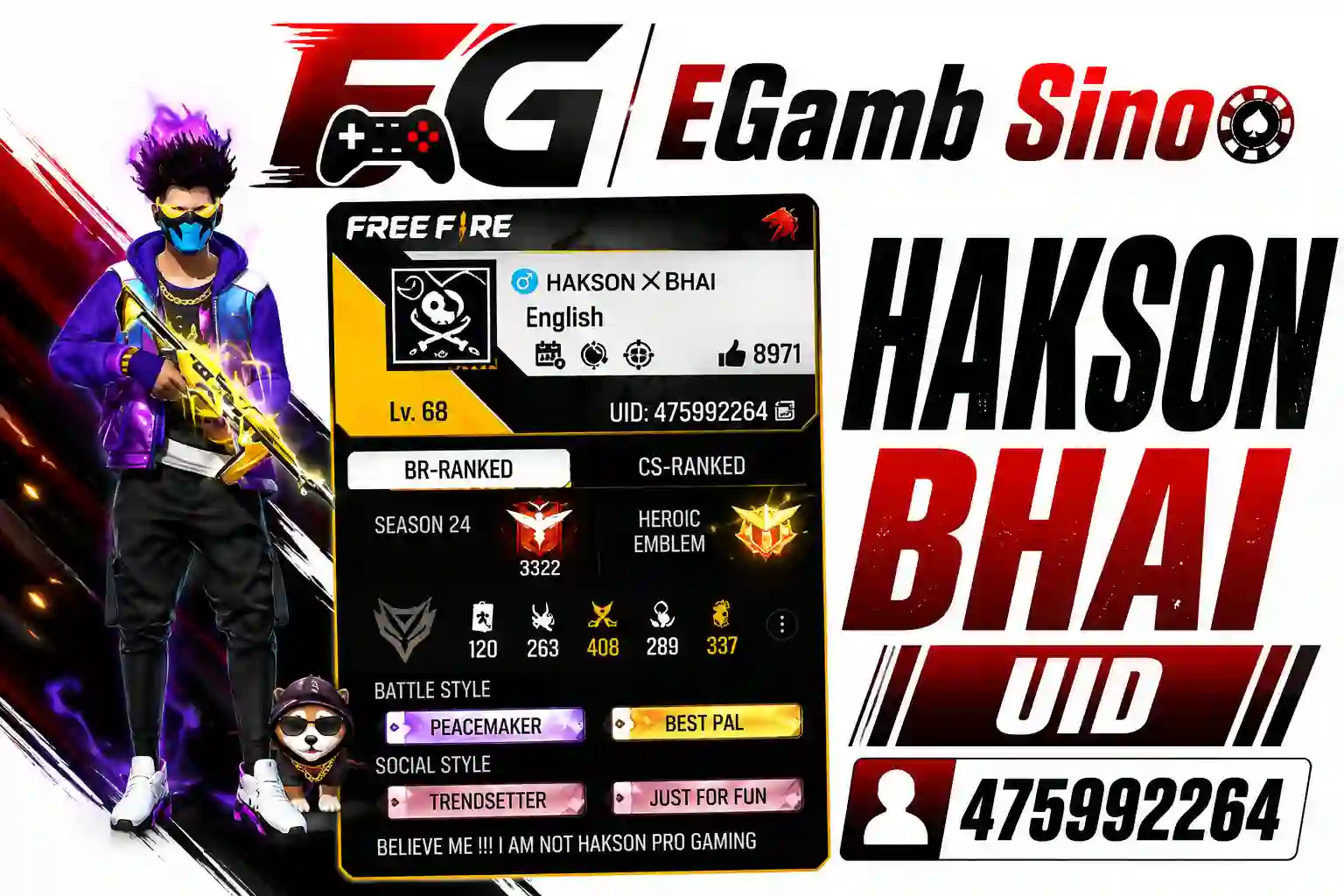 Hakson Bhai UID