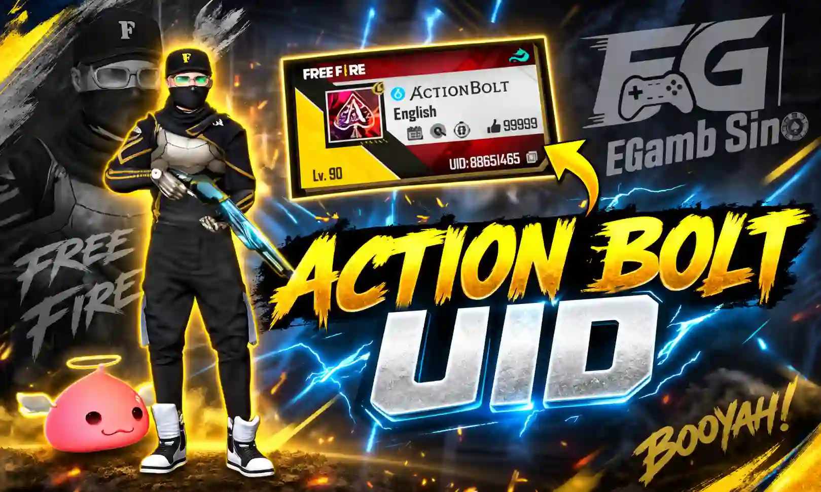 Action Bolt UID: Free Fire ID, Stats & YouTube Channel